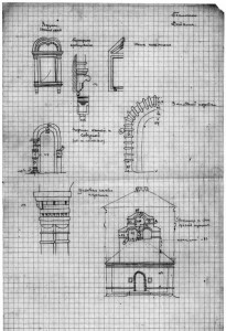Илл. 7 Прориси. фрагментов декора Пятницкой церкви