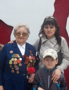 Анна Алексеевна с внучкой Маргаритой