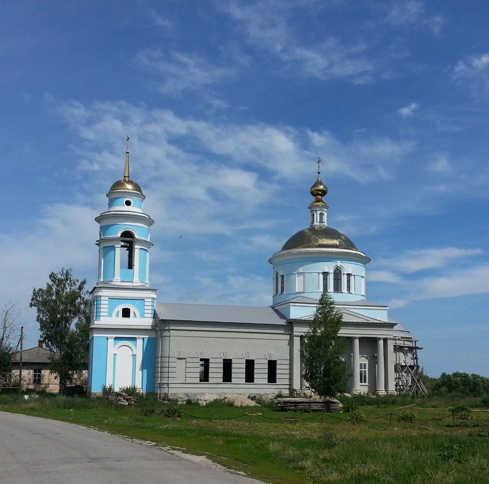 2014г-Восстановление храма в Курбатово.