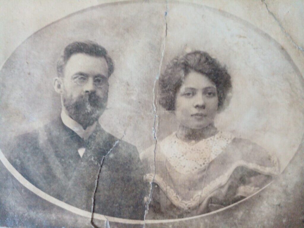 Федор Николаевич Хитров и его супруга Феофания Михайловна Сионская.